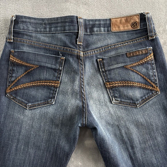 Dylan & George Jeans Womens 26 Blue Elizabeth Low Rise Boot Cut mes. (28.5x30) - Picture 13 of 13